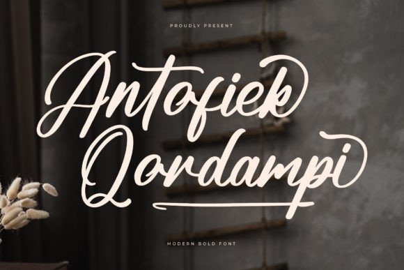 Antofiek Qordampi Typeface for Digital Branding