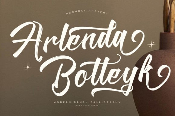 Arlenda Botteyk: A Modern Script Font for Branding
