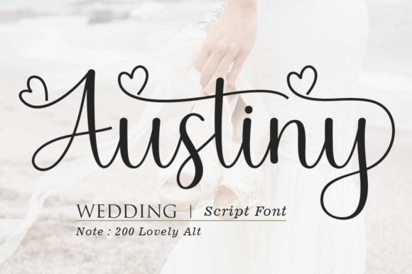 Austiny Script Font for Small Business Branding