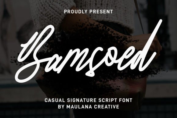 Bamsoed: Authentic Brush Script Typeface