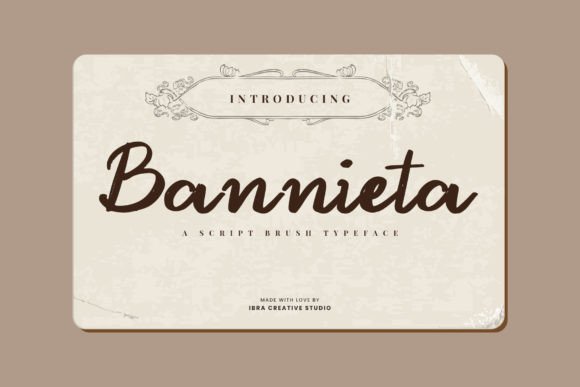 Bannieta Typeface for Small Business Branding