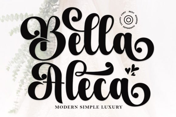 Bella Aleca: The Elegant Script Font for Editorial Design