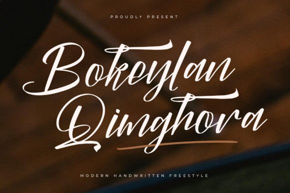 Bokeylan Qimghora Typeface for Editorial Design