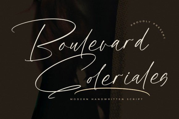 Boulevard Goleriales: A Luxury Script Font for Web Design