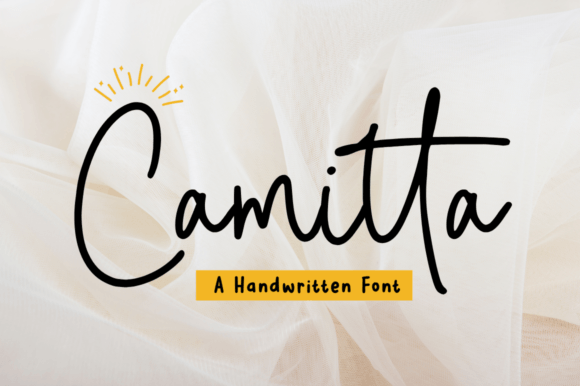 Camitta: A Romantic Script Font for Makers