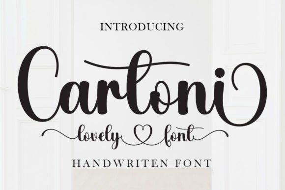 Cartoni: A Refined Script Typeface for Editorial Design