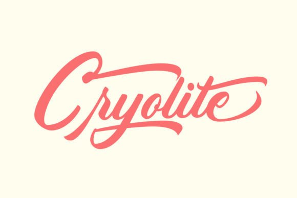 Cryolite Font Download: A Bold Script for Modern Design