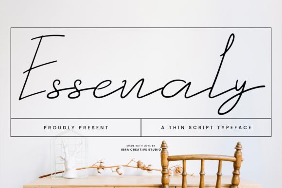 Essenaly Typeface for Elegant Branding