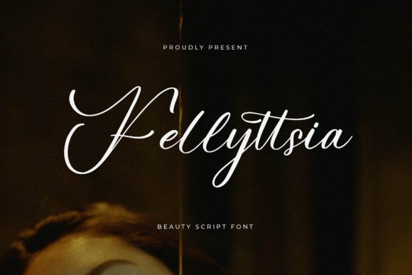 Fellyttsia: A Luxury Script Font for Editorial Design