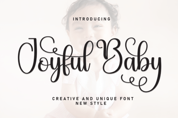 Joyful Baby: A Refined Script Typeface for Editorial Design