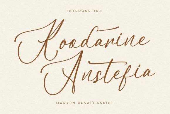 Koodarine Anstefia Font for Modern Web Design