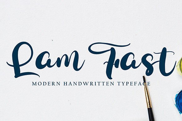 Lam Fast Script Font for Editorial Design
