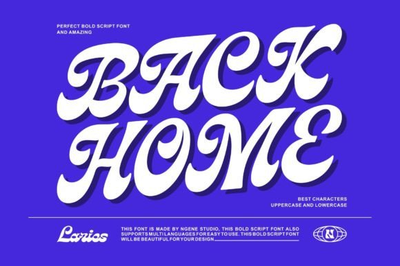 Laries: A Bold Script Font for Makers and Sellers