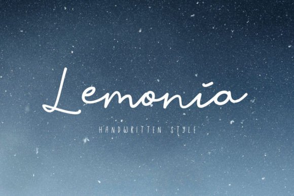 Lemonia: A Modern Script Font for Branding