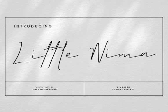 Little Nima Typeface for Modern Web Design