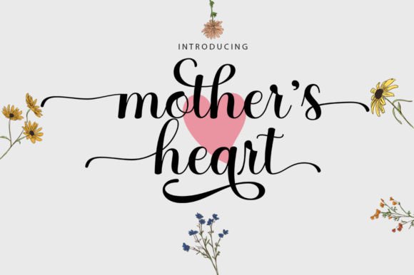 Mothers Hearts Font for Elegant Branding