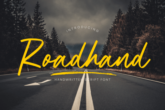 Roadhand: A Personal Script Typeface for Editorial Design