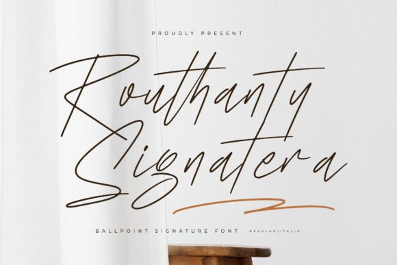 Routhanty Signatera Font for Digital Branding