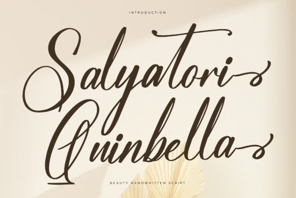 Salyatori Quinbella Font Review: Elegant Script Design
