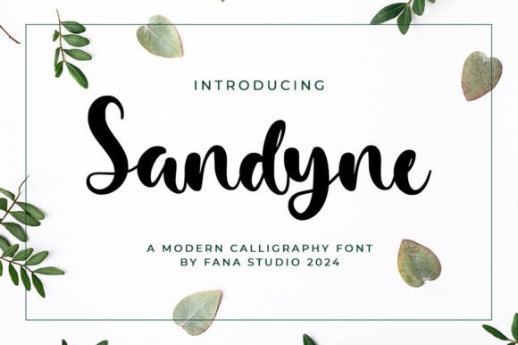 Sandyne Script Font for Elegant Business Branding