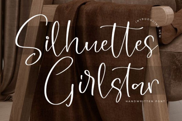 Silhuettes Girlstar: A Luxury Script Font for Crafters
