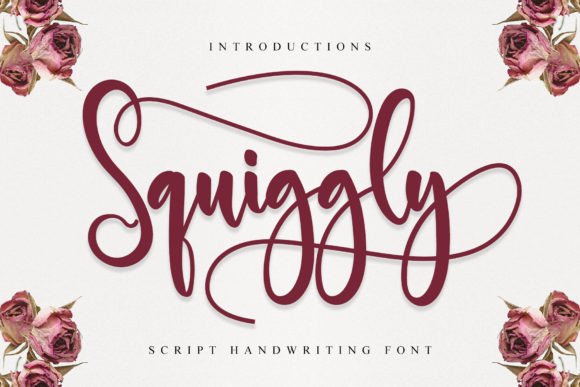 Squiggly Font for Elegant Small Business Branding