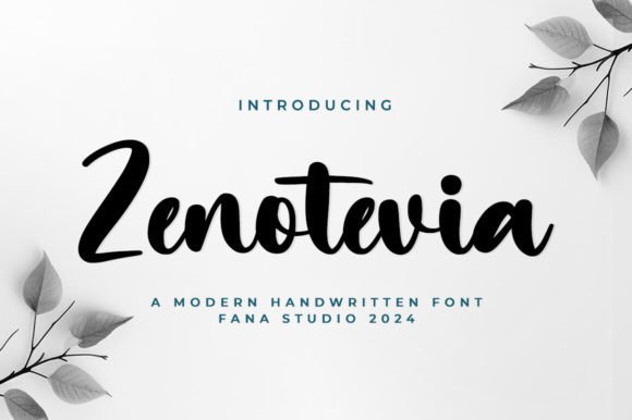 Zenotevia Font for Elegant Business Branding